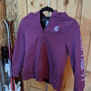 Girls carhartt fleece sweatshirt